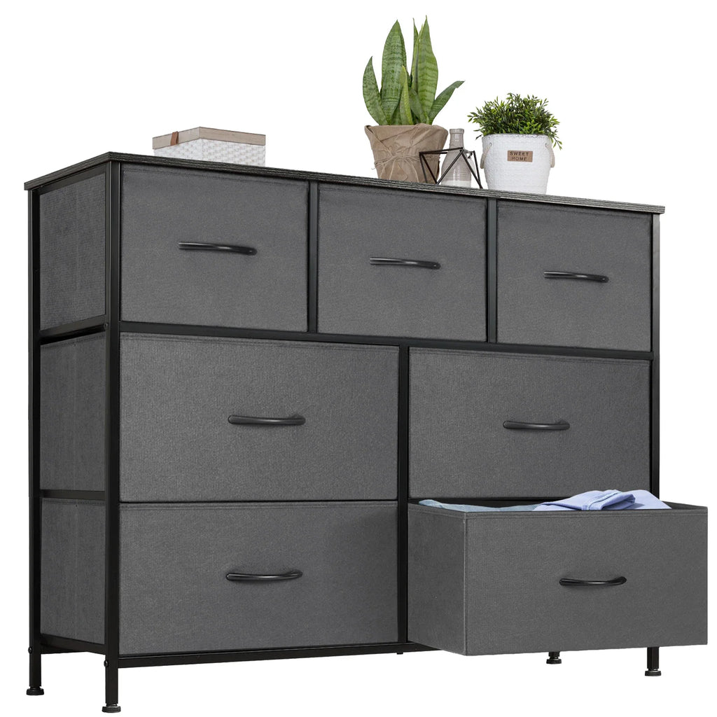 7 Fabric Drawers Organizer Storage Closet