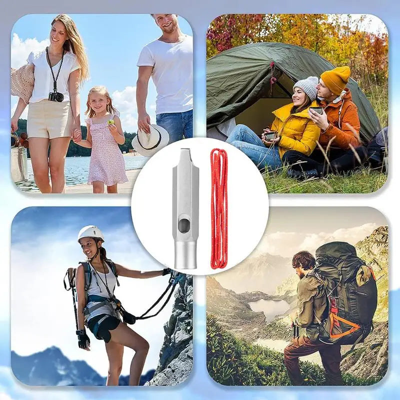 Titanium Whistle Urgent Survival Whistle Safety Tool