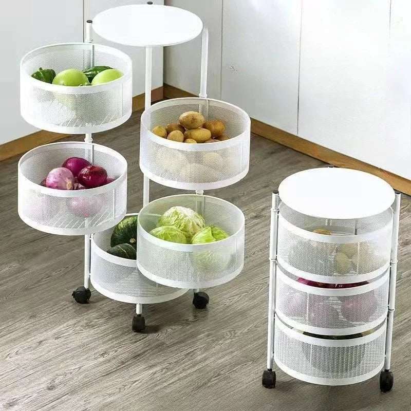 Kitchen Organizer Trolley Cart Rolling