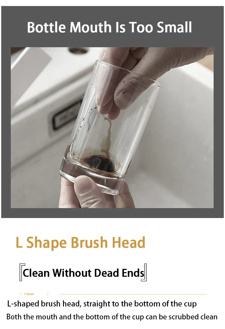 Kitchen Cleaning Tools Drink Bottles Glass Scrubbers Cleaning Brush
