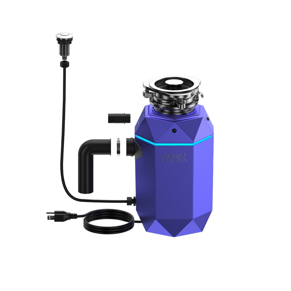 FORNO ACQUA Bright DIAMOND Amethyst 1HP Super Quiet Garbage Disposal