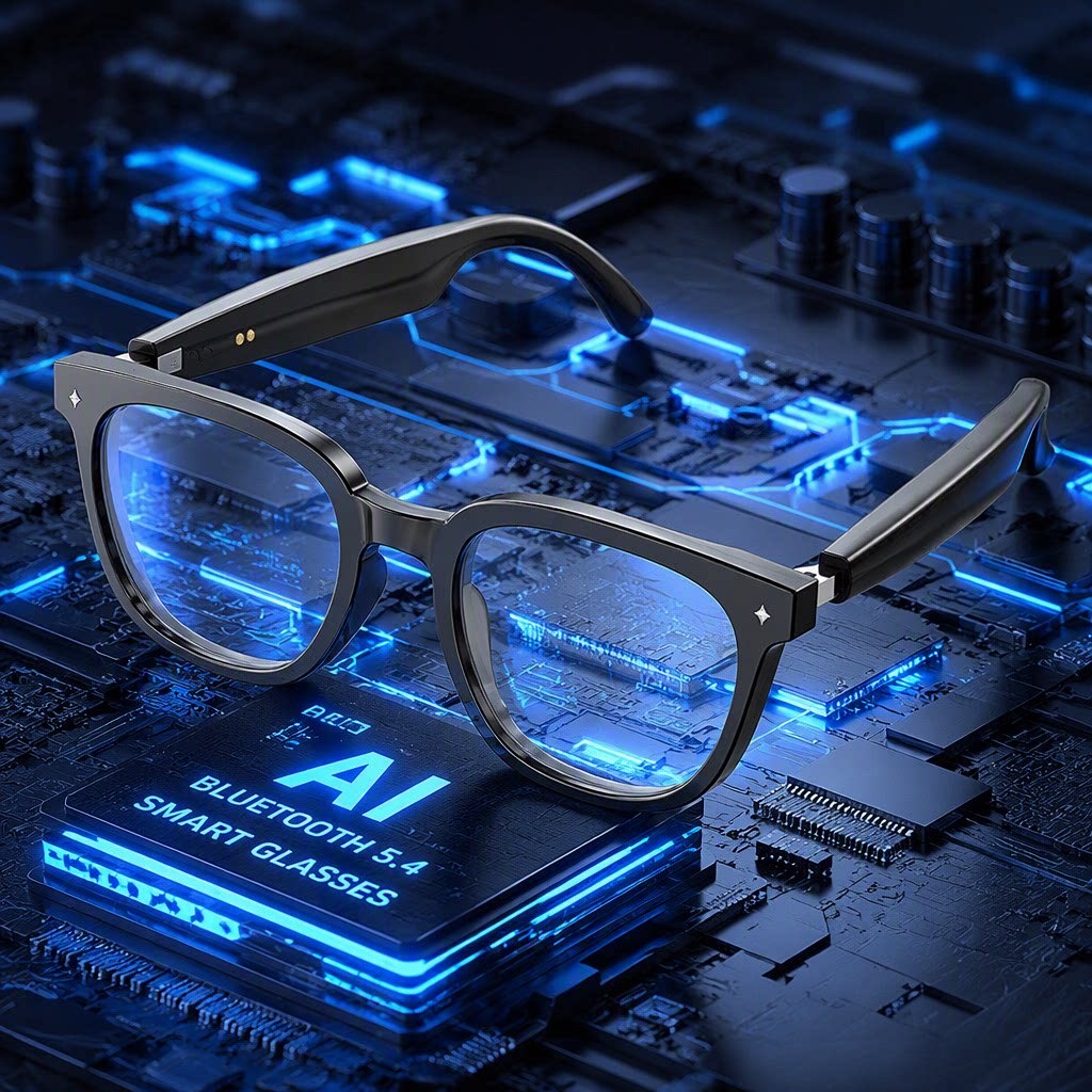 New Smart Glasses, Bluetooth Sports Sunglasses, Call, Music Playback & AI Translation Function
