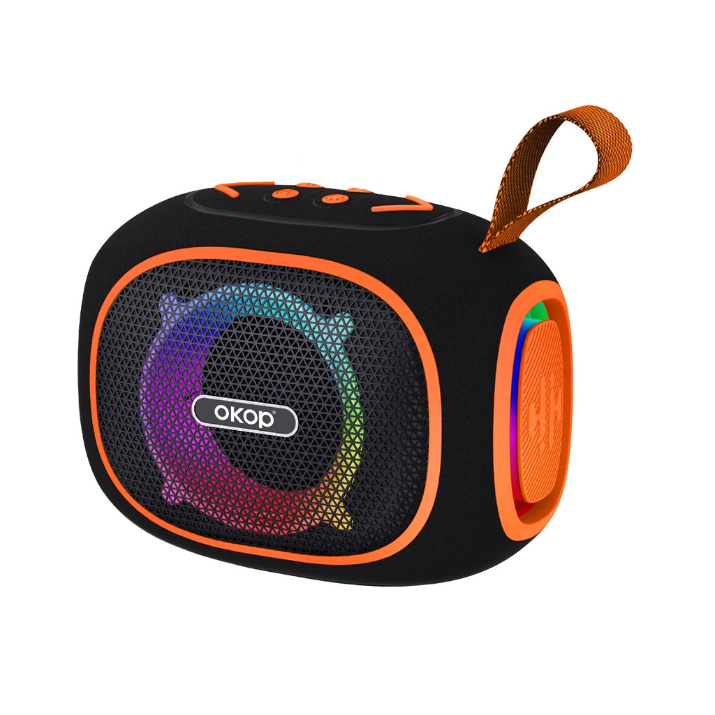 Wireless Bluetooth Speaker Long Battery Life Portable Handle RGB Lighting