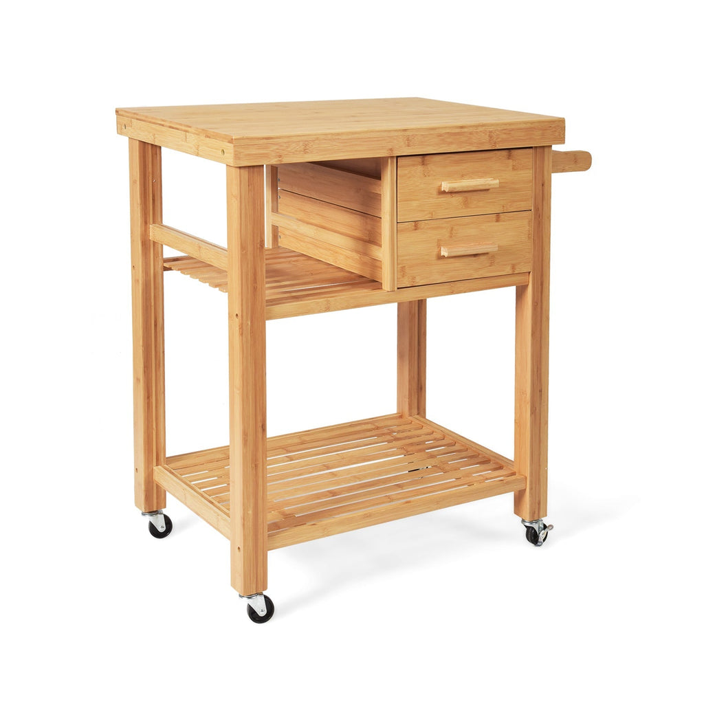 Bamboo Trolley Cart