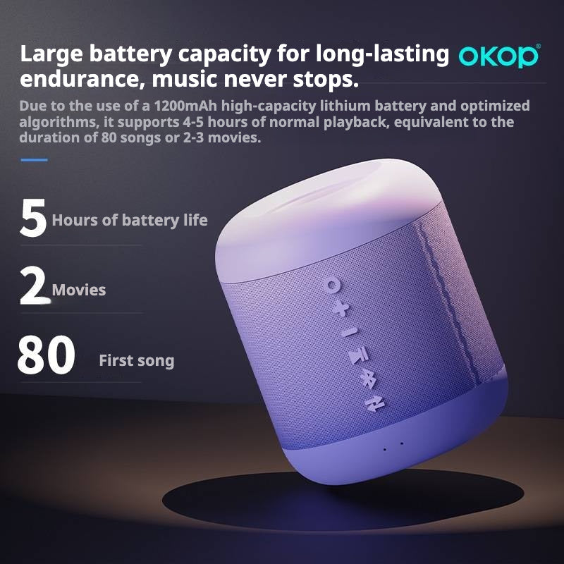 Wireless Bluetooth Speaker Featuring A Portable Handle