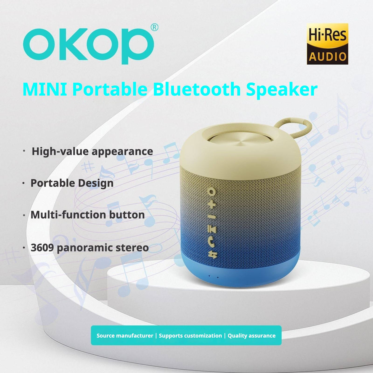 Wireless Bluetooth Speaker Featuring A Portable Handle