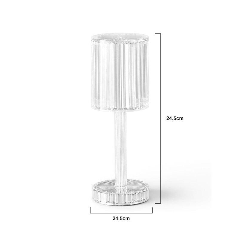 Crystal Table Lamp LED Diamond Touch Bedside Atmosphere Light