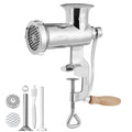 Manual Meat Grinder, All Parts Stainless Steel, Hand Operated