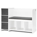 Kids Reading Nook Bench, Toddler Bookshelf