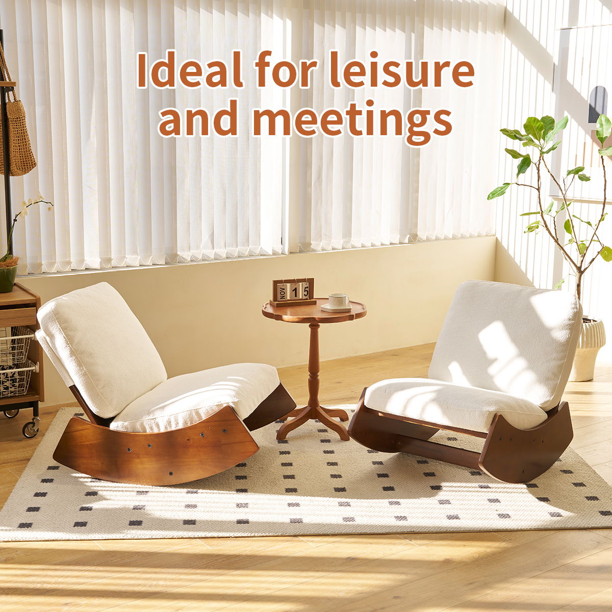 Upholstery Glider Rocking Chair