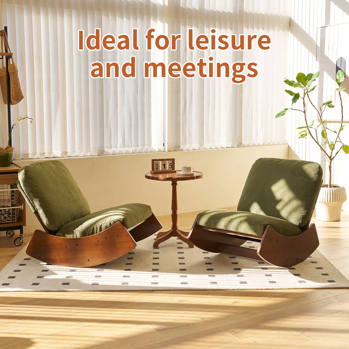 Upholstery Glider Rocking Chair