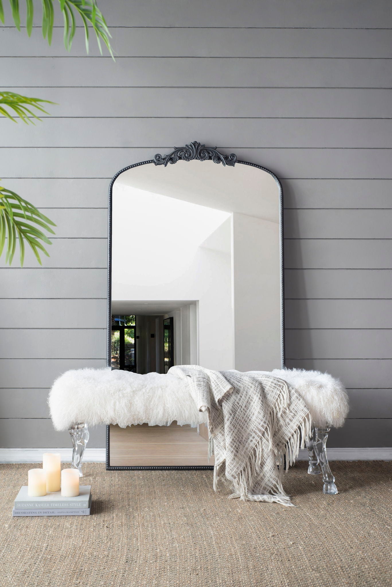 Arch Mirror, Baroque Inspired Wall Decor