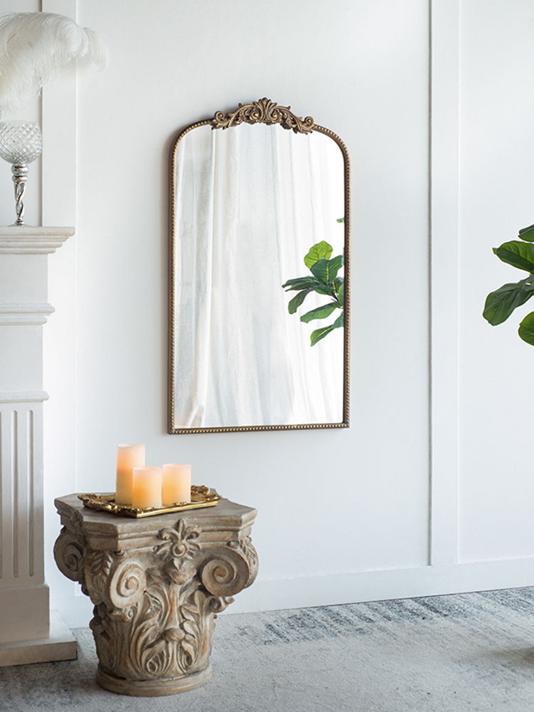 Arch Mirror, Baroque Inspired Wall Decor