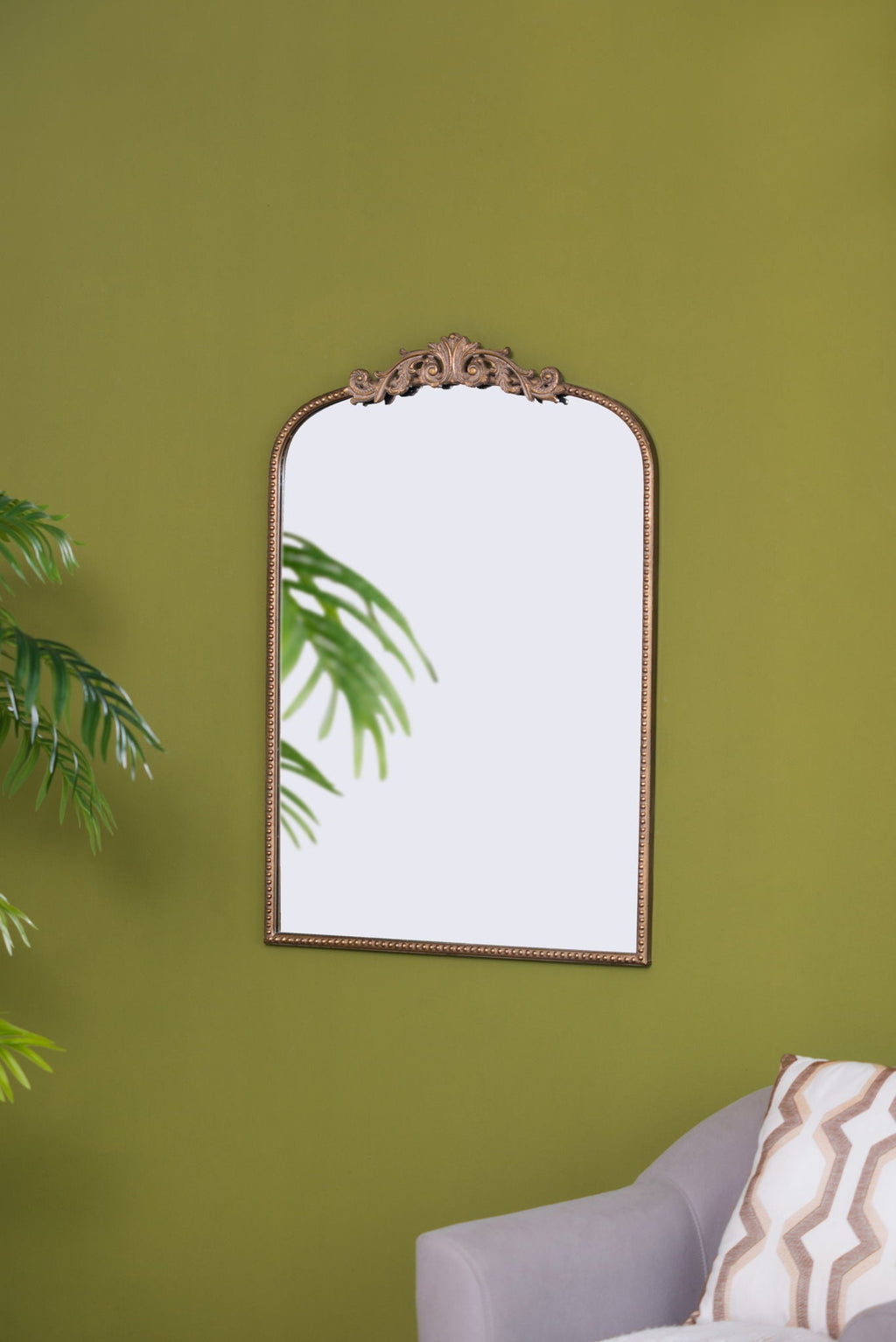 Arch Mirror, Baroque Inspired Wall Decor