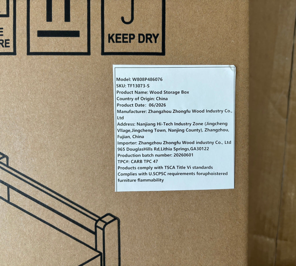 Kids Toy Box Chest for Boys & Girls