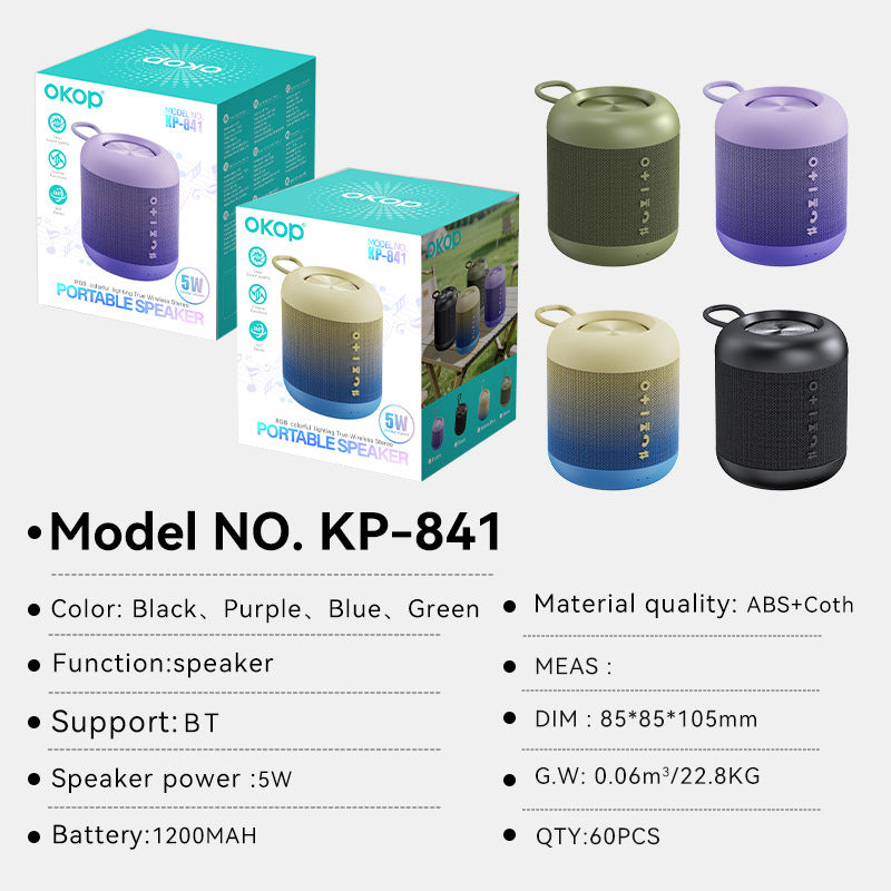 Wireless Bluetooth Speaker Featuring A Portable Handle