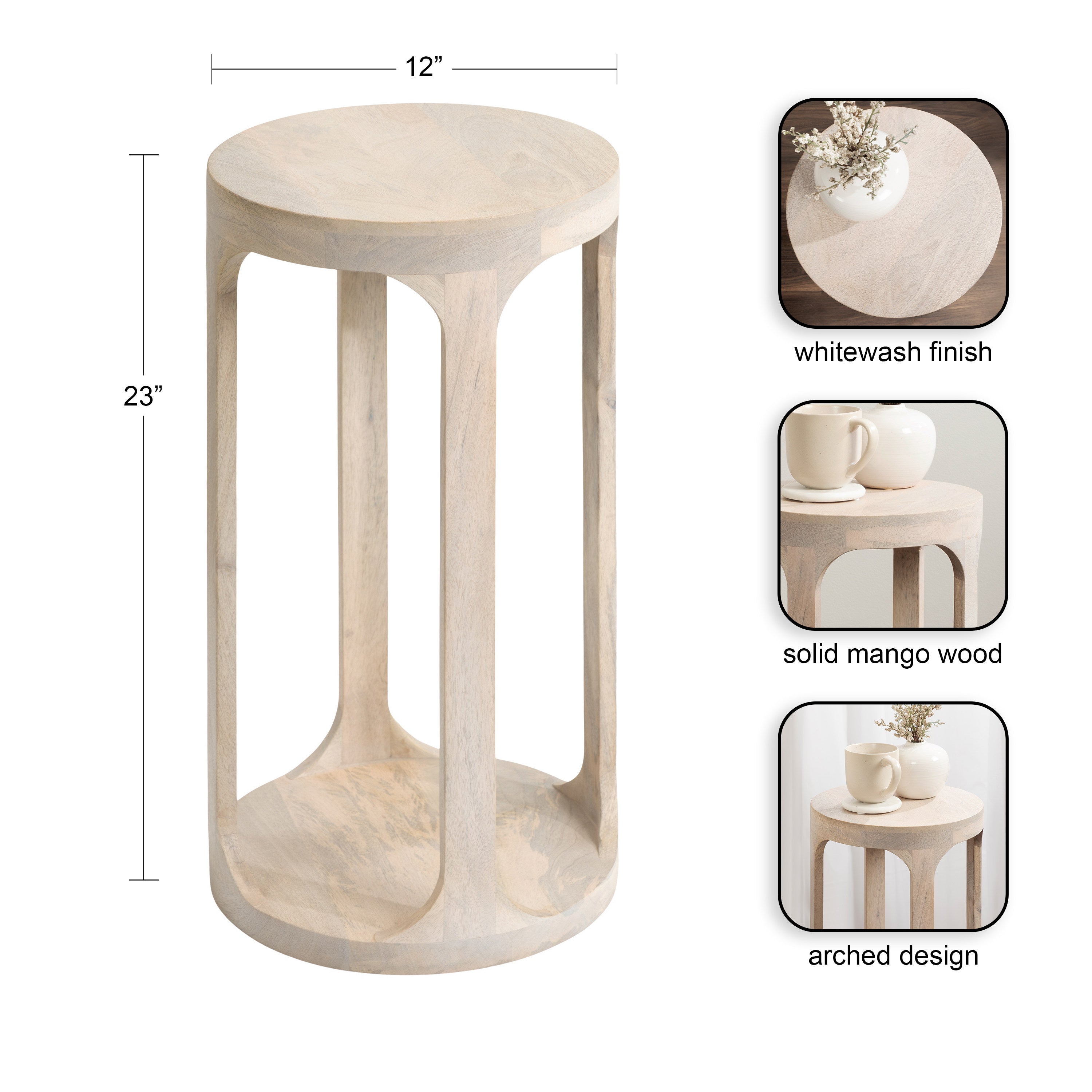 Dahl Wood Drink Table