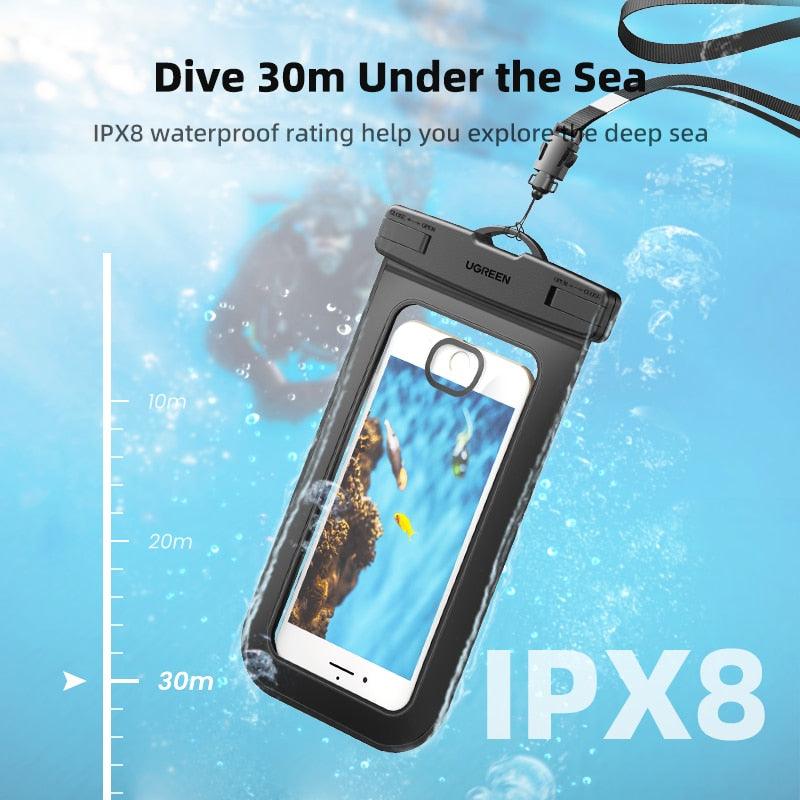 IPX8 Waterproof Phone Case Bag For iPhone