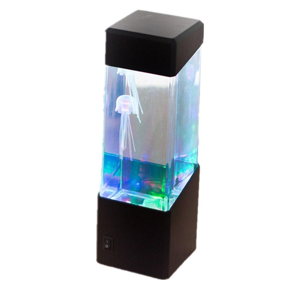 LED Jellyfish Night Light Tank Aquarium Style LED Lamp