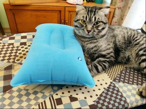 Portable Ultralight Inflatable PVC Nylon Air Pillows