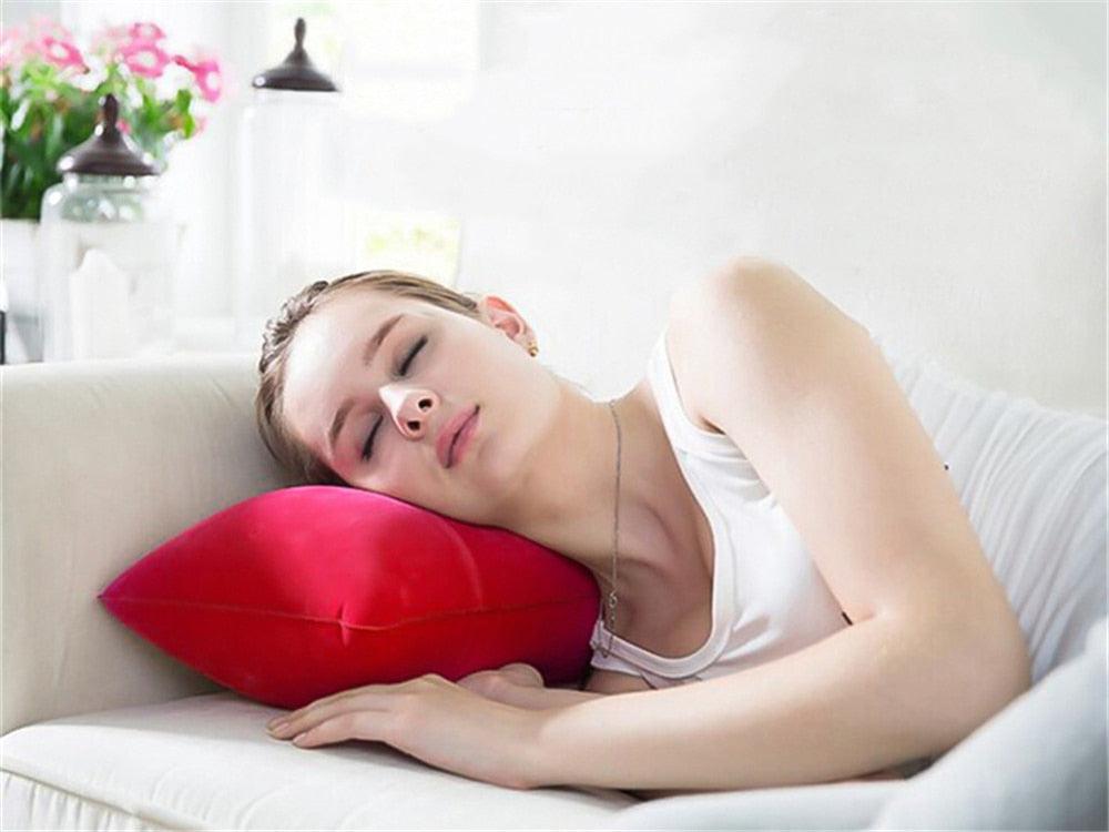 Portable Ultralight Inflatable PVC Nylon Air Pillows