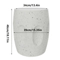 Modern Concrete Drum Side Table – Indoor & Outdoor Accent End Table