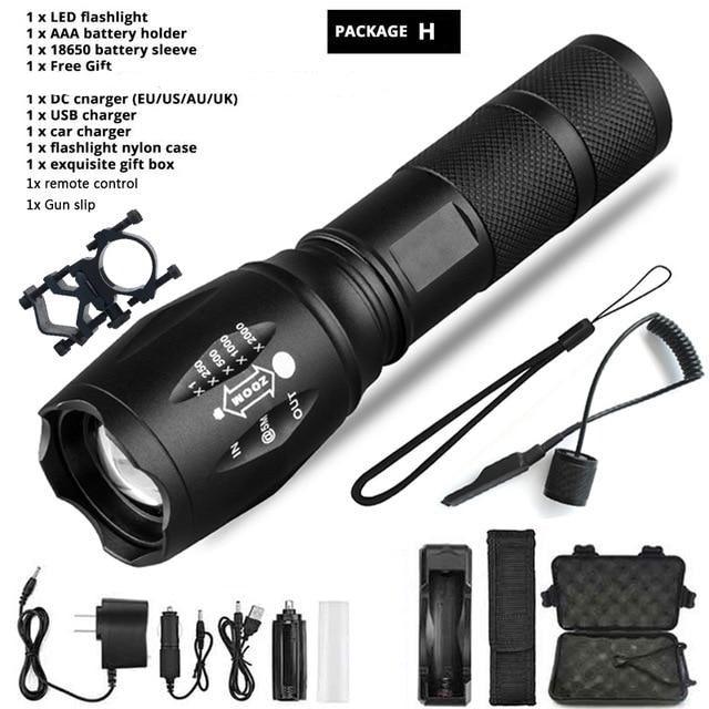 Waterproof Z45 Led Flashlight Ultra Bright