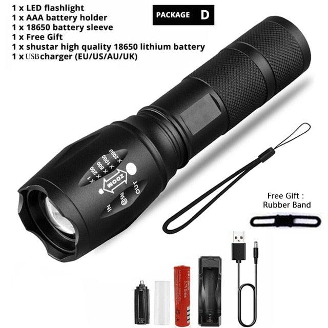 Waterproof Z45 Led Flashlight Ultra Bright