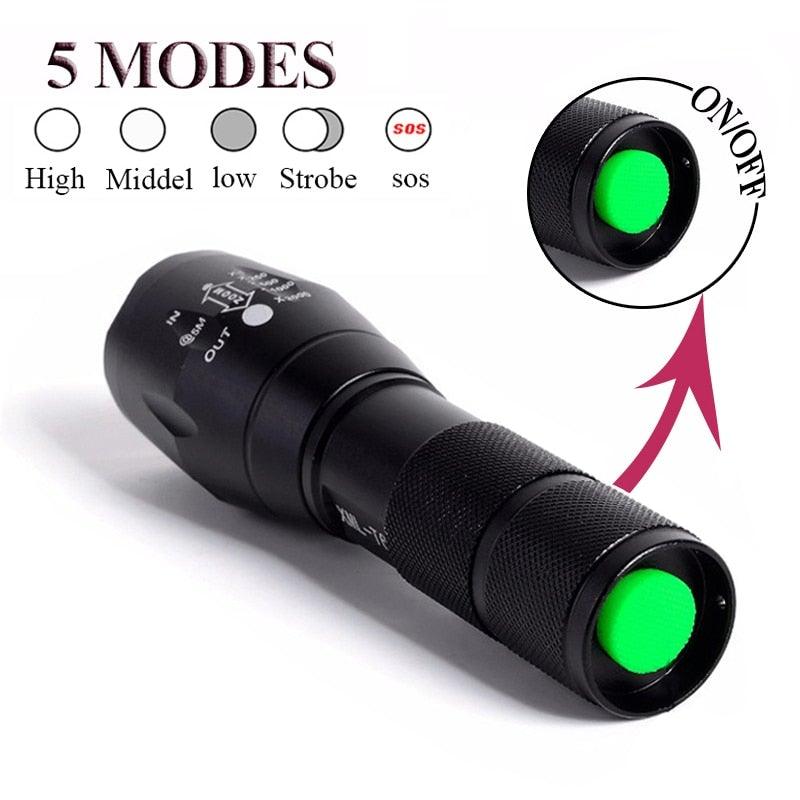 Waterproof Z45 Led Flashlight Ultra Bright