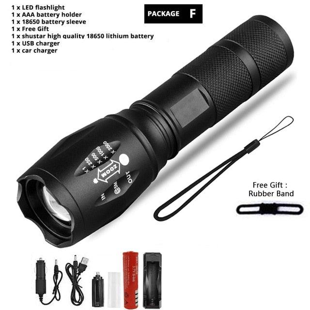 Waterproof Z45 Led Flashlight Ultra Bright