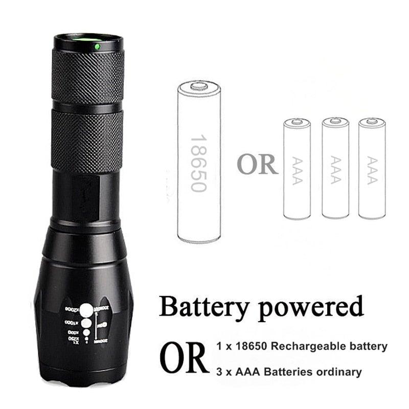 Waterproof Z45 Led Flashlight Ultra Bright