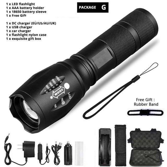 Waterproof Z45 Led Flashlight Ultra Bright