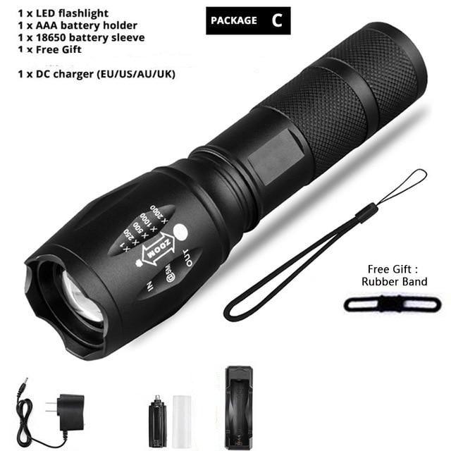 Waterproof Z45 Led Flashlight Ultra Bright