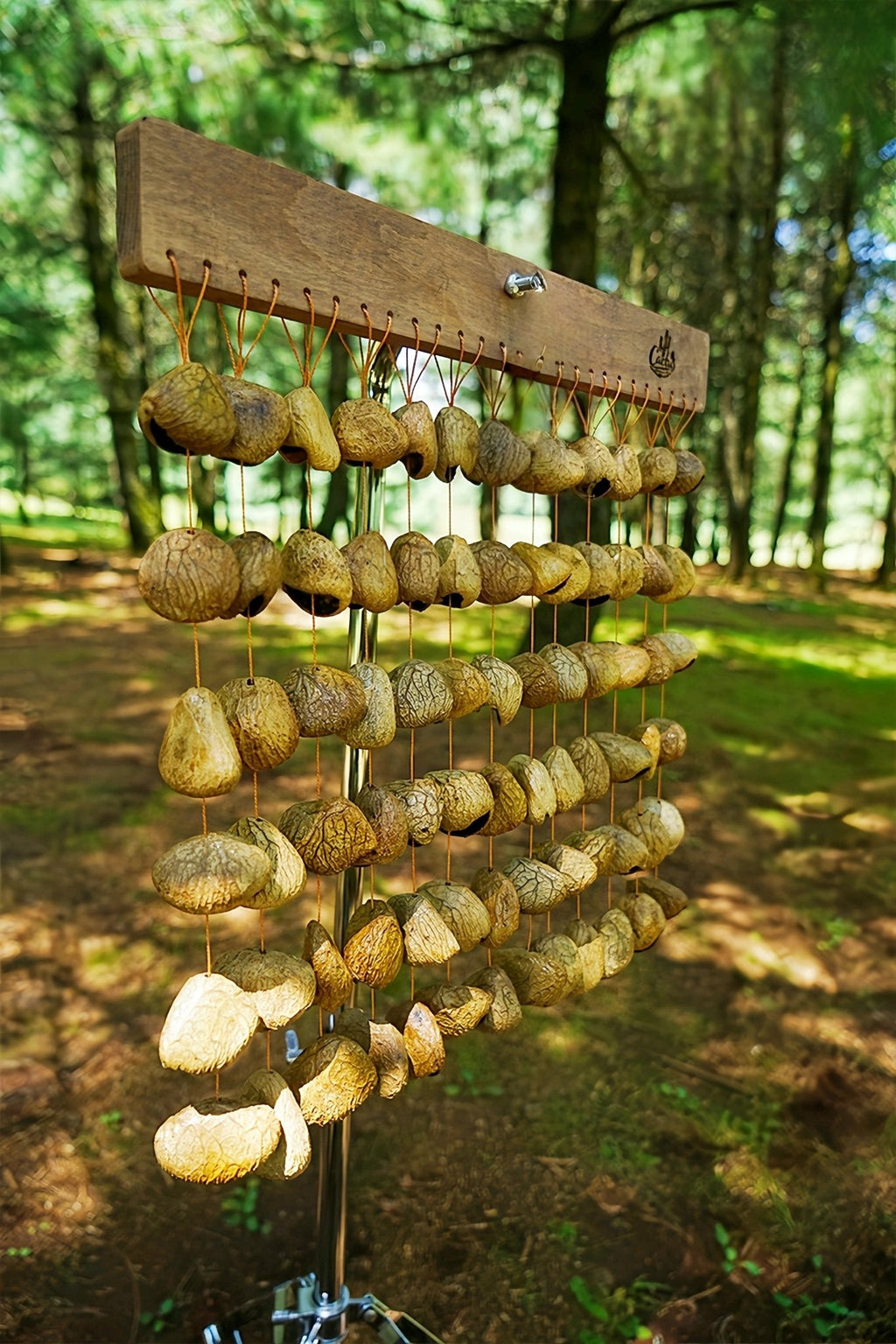Handmade Panji  Seed Shell Bar Chime